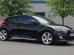 Black Used 2015 Hyundai Veloster Turbo Hatchback | £7,995 (A bit pricey)
