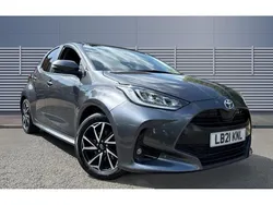 Grey Used 2021 Toyota Yaris Hybrid Design Hatchback | £15,832 (Good price)