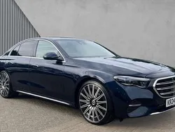 Metallic paintwork nautic blue Used 2024 Mercedes E220 Exclusive Sedan | £49,465