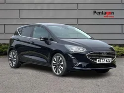 Black Used 2022 Ford Fiesta Titanium Hatchback | £16,450 (Fair price)