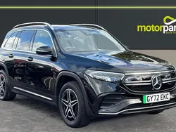 Cosmos black metallic Used 2022 Mercedes EQB350 AMG line SUV | £26,500 (Fair price)