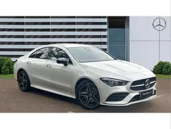 White Used 2024 Mercedes CLA200 AMG Line Premium Coupe | £28,579 (Fair price)