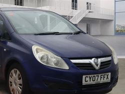 Blue Used 2007 Vauxhall Corsa Club Hatchback | £2,200 (Fair price)
