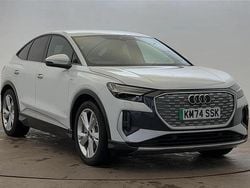 White Used 2024 Audi Q4 Sportback e-tron S-Line SUV | £34,999 (Good price)