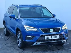 Blue Used 2018 Seat Ateca Ecomotive SUV | £10,498 (Fair price)