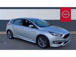 Silver Used 2018 Ford Focus ST-Line Hatchback | £8,935 (Fair price)