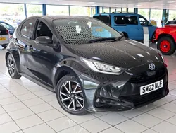 Eclipse black Used 2022 Toyota Yaris Hybrid Design Hatchback | £15,489 (Good price)