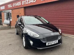 Black Used 2017 Ford Fiesta Zetec Hatchback | £8,889 (Fair price)