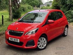 Red Used 2016 Peugeot 108 Access Hatchback | £3,995 (Fair price)