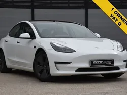 White Used 2021 Tesla Model 3 Long Range Sedan | £16,995 (Good price)
