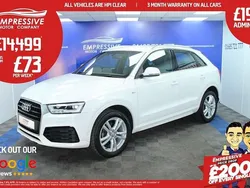 White Used 2015 Audi Q3 S-Line SUV | £14,499 (A bit pricey)