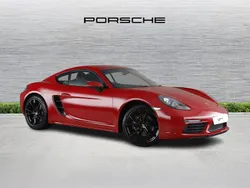 Carmine red Used 2025 Porsche 718 Cayman Coupe | £57,900 (A bit pricey)