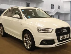Ibis white Used 2014 Audi Q3 S-Line SUV | £10,475 (Fair price)