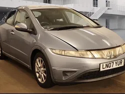 Blue Used 2007 Honda Civic SE Hatchback | £3,475 (Fair price)