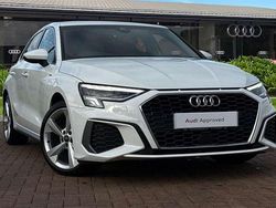 White Used 2023 Audi A3 S-Line Hatchback | £24,490 (Fair price)