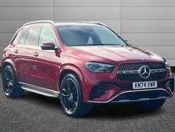 Red Used 2024 Mercedes GLE450 AMG AMG line Estate | £67,990 (A bit pricey)