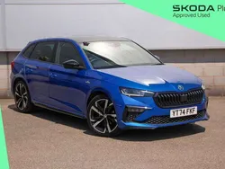 Blue Used 2024 Skoda Scala Monte Carlo Hatchback | £21,490 (A bit pricey)