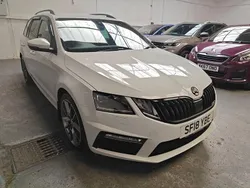 White Used 2018 Skoda Octavia vRS Estate | £14,490 (Fair price)