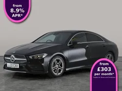 Black Used 2022 Mercedes CLA200 AMG line Coupe | £23,272 (Fair price)