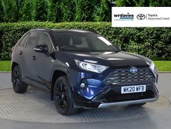 Blue/black Used 2020 Toyota RAV4 Hybrid SUV | £26,495 (Fair price)