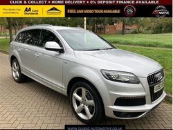 Silver Used 2013 Audi Q7 S-Line SUV | £14,495 (A bit pricey)