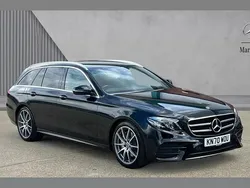 Black Used 2020 Mercedes E220 AMG line Estate | £24,830 (Fair price)