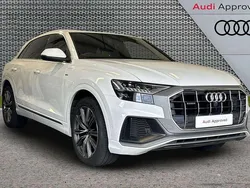 White Used 2022 Audi Q8 S-Line SUV | £44,495 (Fair price)