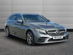 Grey Used 2020 Mercedes C300e AMG line Estate | £20,195 (Super price)