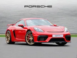 Guards red Used 2021 Porsche 718 Cayman GT4 | £79,990
