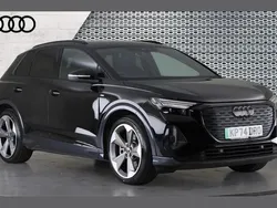 Black Used 2024 Audi Q4 e-tron Black Edition SUV | £34,990 (Good price)