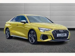 Yellow Used 2021 Audi S3 Comfort Sedan | £26,595 (Fair price)
