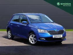Race blue metallic Used 2019 Skoda Fabia SE Hatchback | £8,995 (Good price)