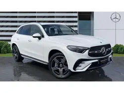 White Used 2023 Mercedes GLC300e AMG Line Premium SUV | £49,205 (A bit pricey)