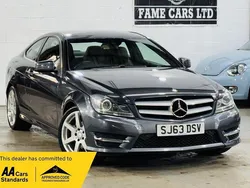 Grey Used 2013 Mercedes C180 AMG Coupe | £8,000 (Fair price)