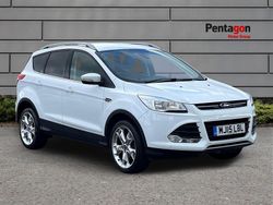 White Used 2015 Ford Kuga Titanium SUV | £7,495 (Fair price)