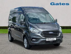 Grey Used 2021 Ford Transit Custom Limited Van | £20,499 (Expensive)