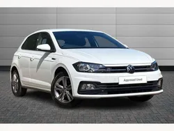 Pure white Used 2021 VW Polo R-line Hatchback | £14,850 (Fair price)