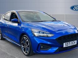 Blue Used 2021 Ford Focus ST-Line X Hatchback | £13,595 (Good price)