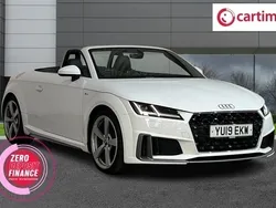 White Used 2019 Audi TT Roadster S-Line Cabriolet | £19,950 (Fair price)