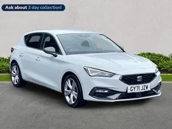 White Used 2021 Seat Leon FR Hatchback | £16,520 (A bit pricey)