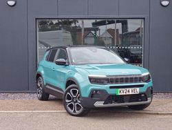 Blue/black Used 2024 Jeep Avenger EV Altitude SUV | £24,498 (Expensive)