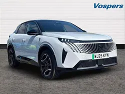 White Used 2025 Peugeot e-3008 GTi SUV | £29,795