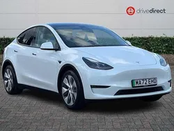 Multi coat pearl white Used 2022 Tesla Model Y Long Range SUV | £23,798 (Fair price)