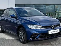 Blue Used 2024 VW Polo R-line Hatchback | £21,885 (Fair price)