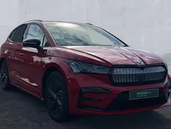 Red Used 2025 Skoda Enyaq iV vRS SUV | £36,790 (Fair price)