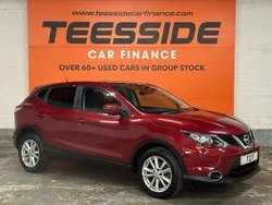 Red Used 2015 Nissan Qashqai Acenta Premium SUV | £7,795 (Fair price)