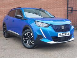Blue Used 2022 Peugeot e-2008 Allure Premium SUV | £13,998 (Fair price)