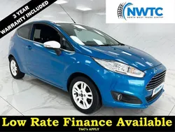 Blue Used 2016 Ford Fiesta Zetec Hatchback | £3,795 (Good price)