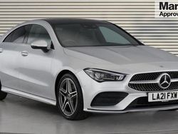 Silver Used 2021 Mercedes CLA250 AMG Line Premium Plus Sedan | £25,680 (Fair price)