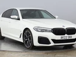 White Used 2022 BMW 520 M Sport | £32,991 (A bit pricey)